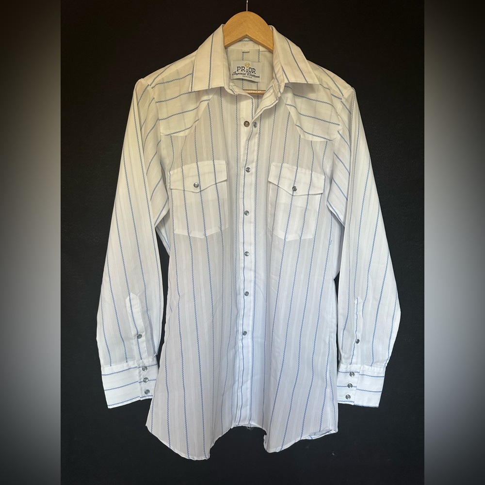 Vintage PRIOR Imperial Westerns Denver Shirt. Neck size 15.5-34.